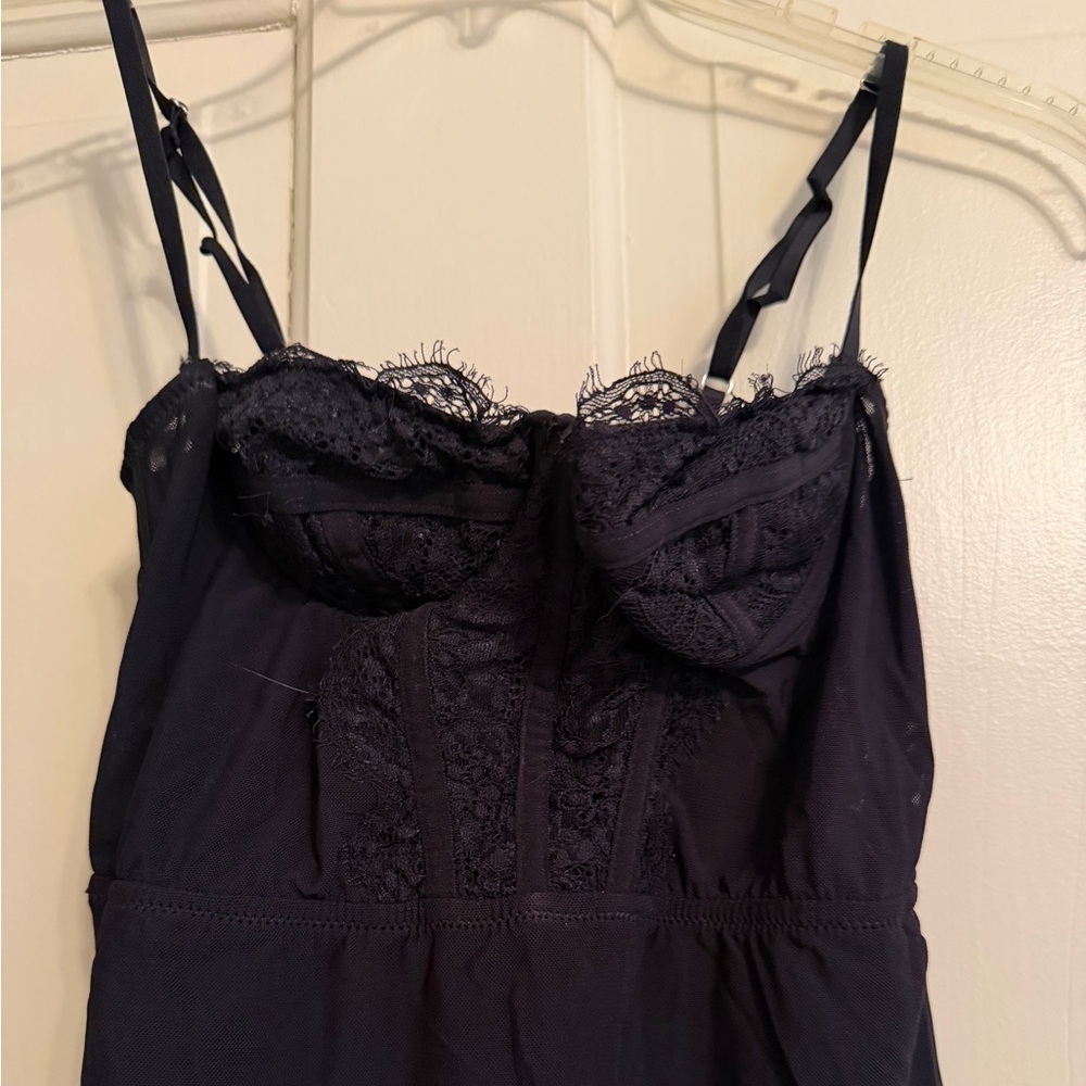 Urban Outfitters Black Slip Dress - Picture 2 of 5